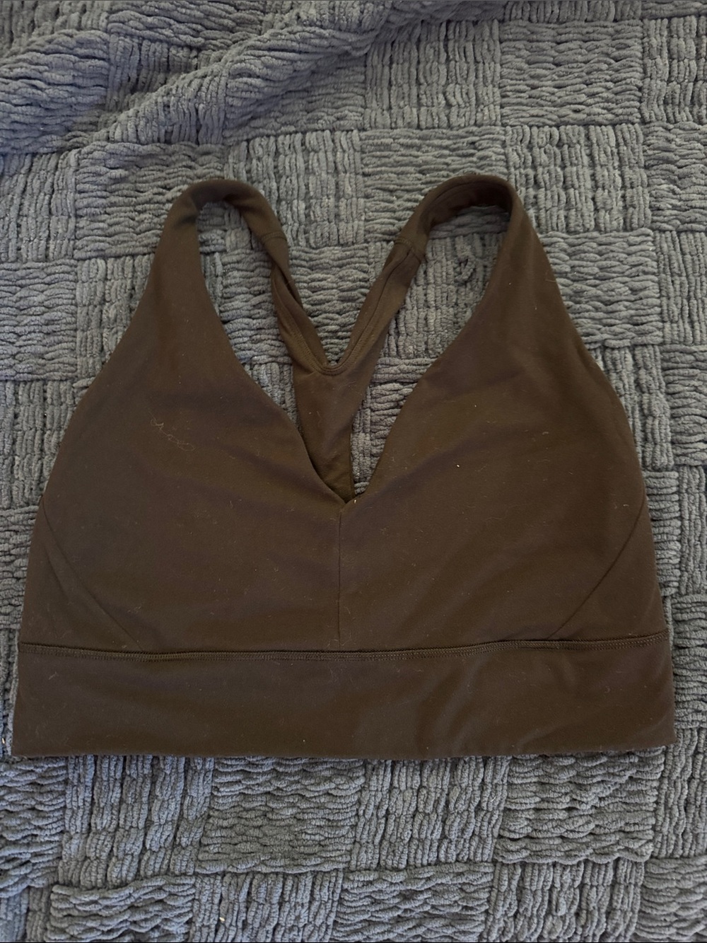 Black Women's V-Neck Bralette